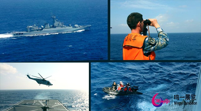 中国海军搜救行动全面展开_鸣一国际